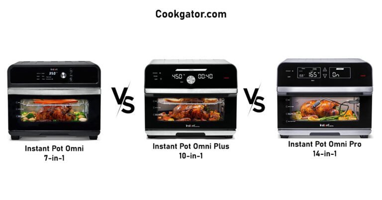 Instant Pot Omni vs Omni Plus vs Omni Pro Comparison