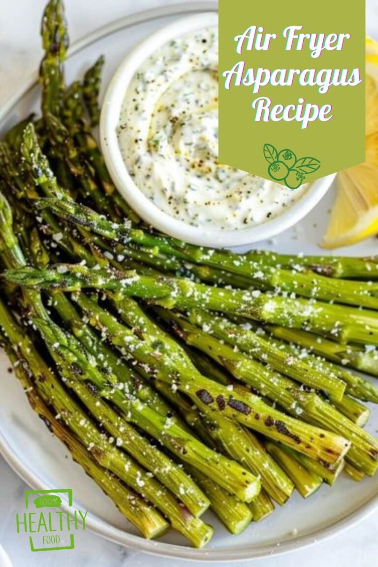 Air Fryer Asparagus with Garlic and Herbs