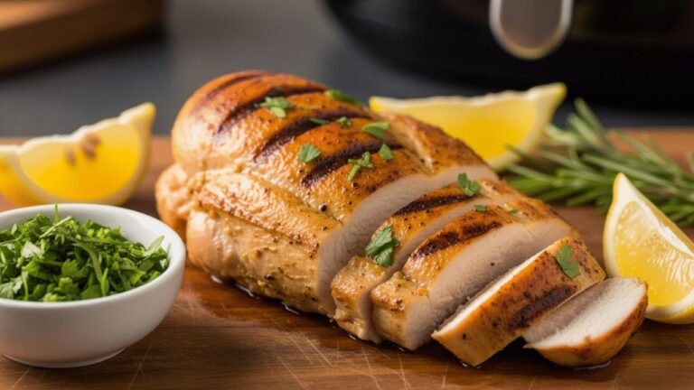 Juicy Air Fryer Chicken Breast (Easy, Healthy & Ready in 20 Minutes!)